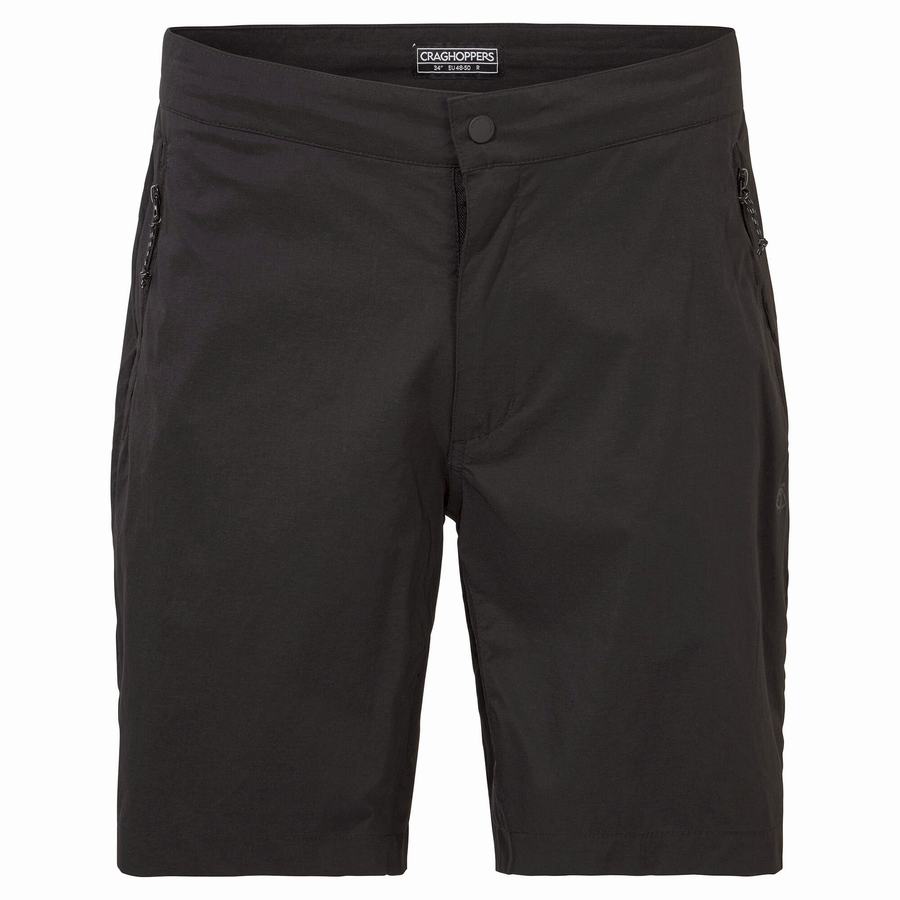 Shorts Craghoppers Dynamic Pro Homme Noir | EOH7273OU