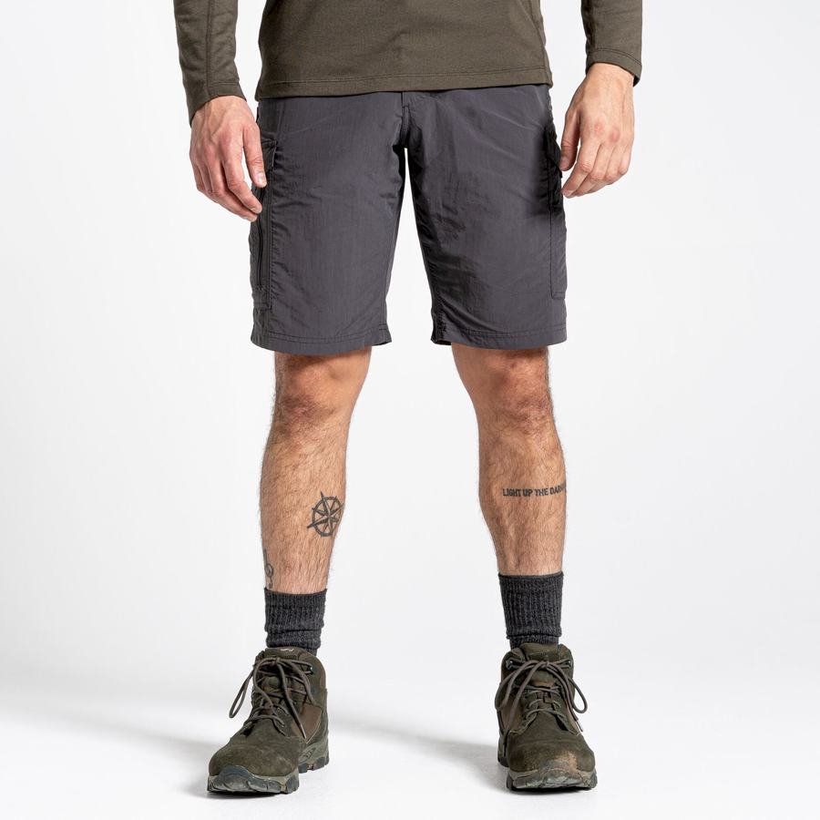 Shorts Craghoppers NosiLife Cargo II Homme Noir | EHL74FT