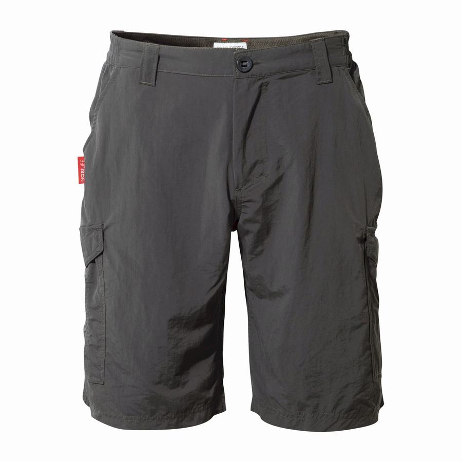 Shorts Craghoppers NosiLife Cargo II Homme Noir | EHL74FT