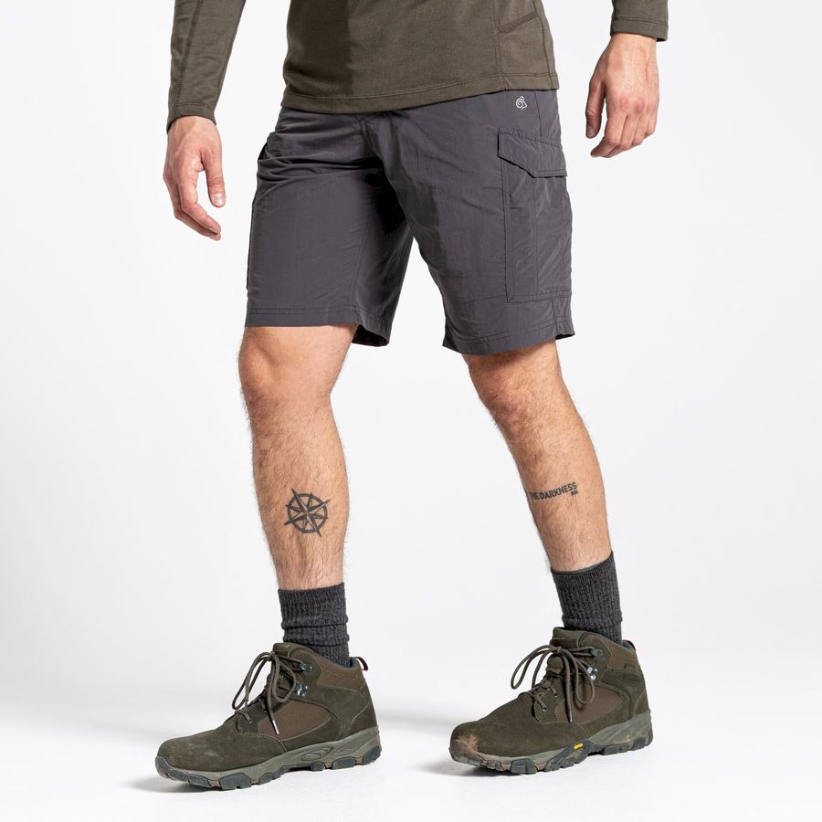 Shorts Craghoppers NosiLife Cargo II Homme Noir | EHL74FT