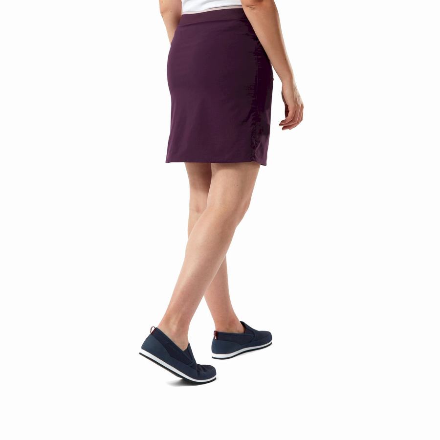 Shorts Craghoppers NosiLife Pro Skort Femme Violette | GUV6127NU