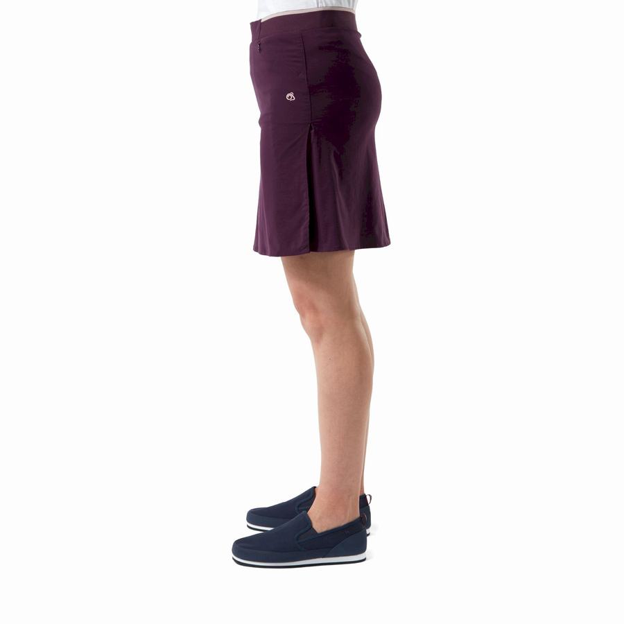 Shorts Craghoppers NosiLife Pro Skort Femme Violette | GUV6127NU