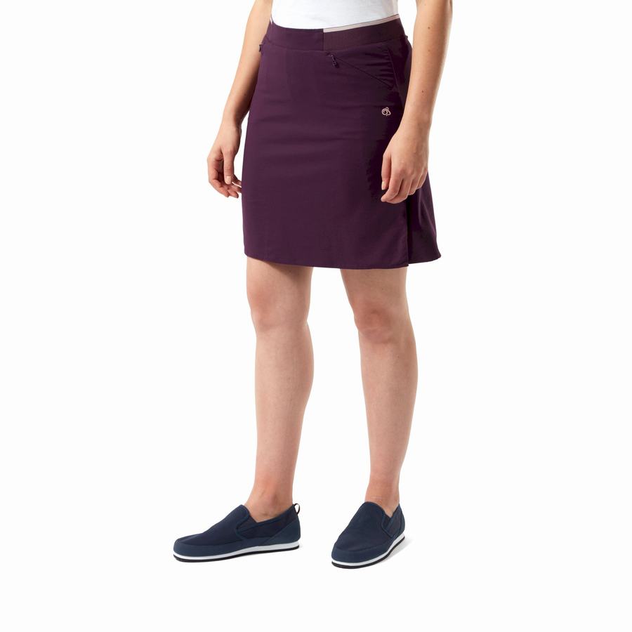 Shorts Craghoppers NosiLife Pro Skort Femme Violette | GUV6127NU