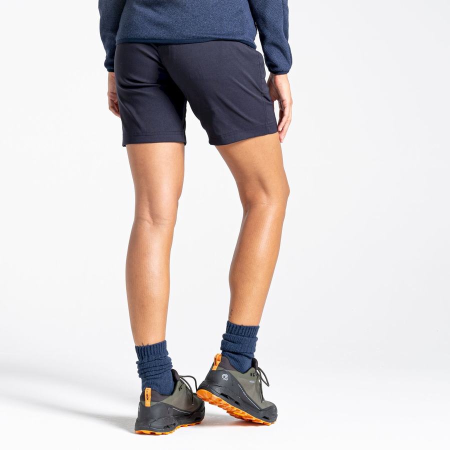 Shorts Craghoppers Stretch Kiwi Pro III Femme Bleu Marine | QKH5126AA