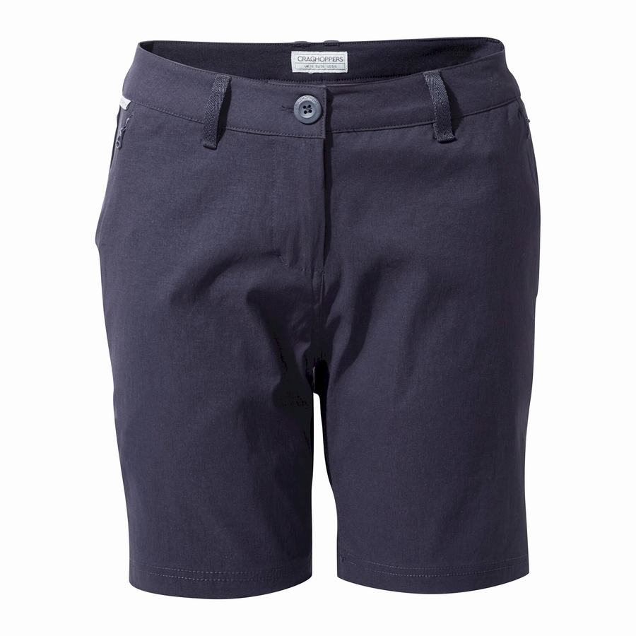 Shorts Craghoppers Stretch Kiwi Pro III Femme Bleu Marine | QKH5126AA