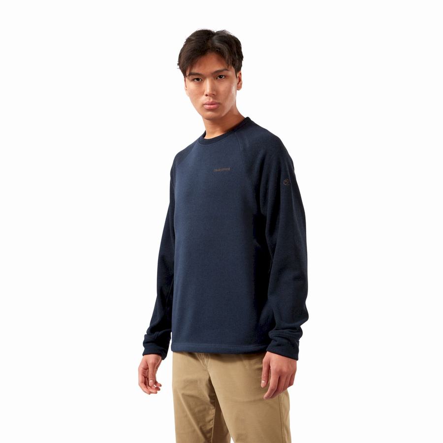 Sweats Craghoppers Barker Jumper Homme Bleu Bleu Marine | ZVA3377AW