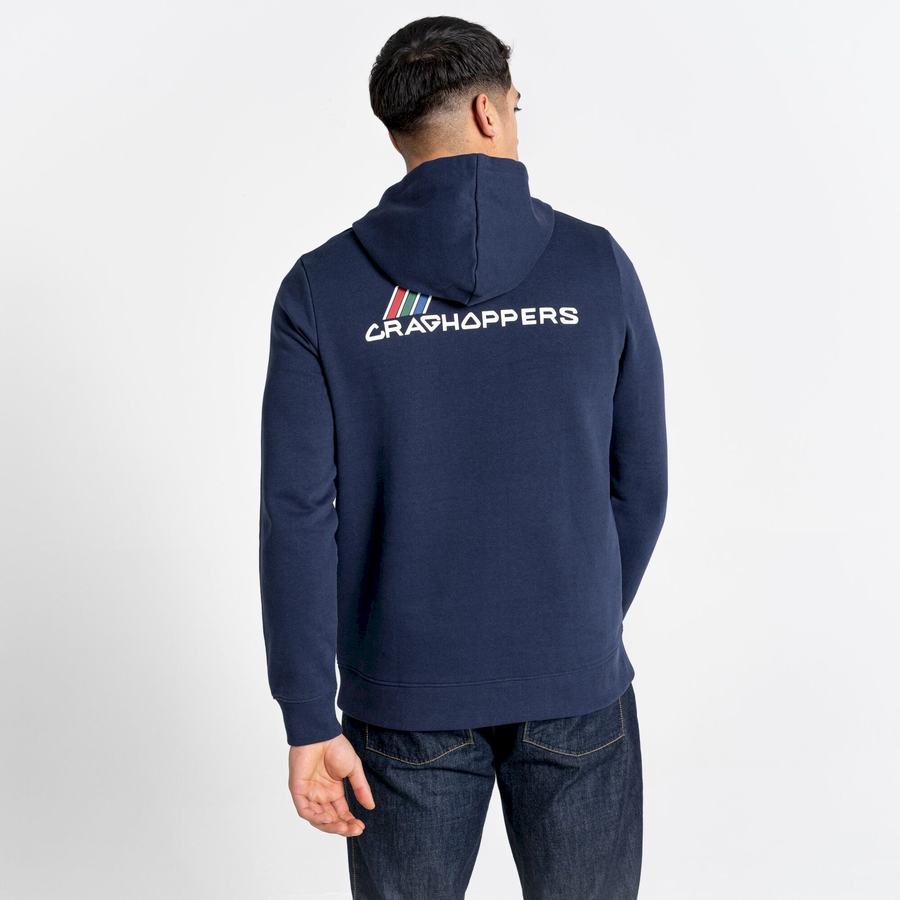 Sweats Craghoppers Lautner Encapuchonné Homme Bleu Bleu Marine | MPA6788GK