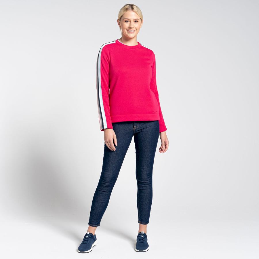 Sweats Craghoppers Pinalla Crew Neck Femme Violette Fleur | LTK7369VQ