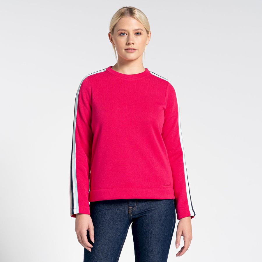 Sweats Craghoppers Pinalla Crew Neck Femme Violette Fleur | LTK7369VQ