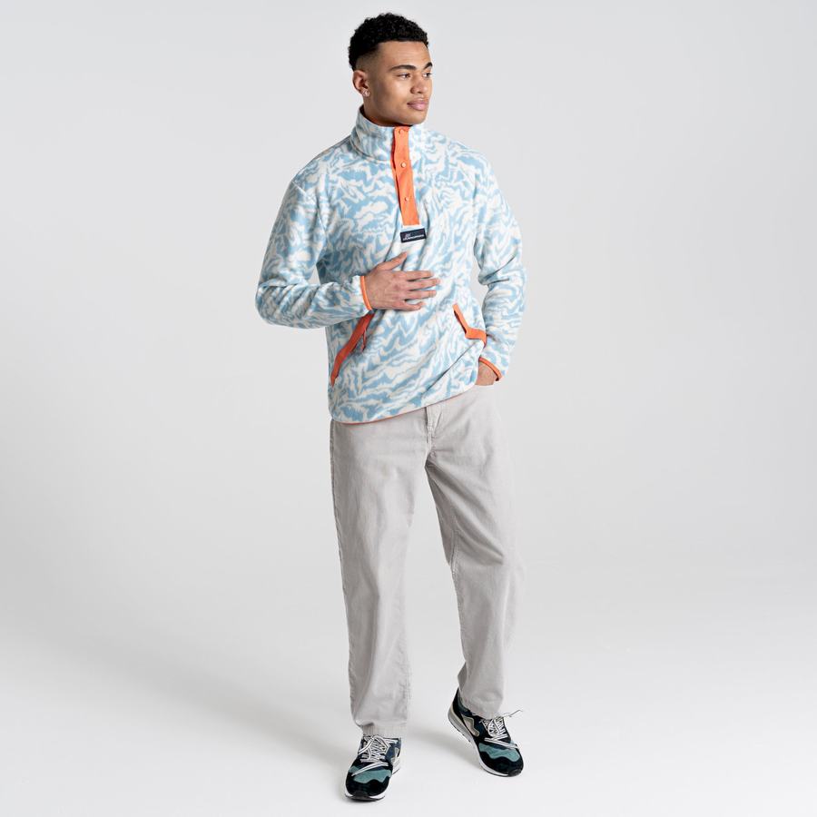 Sweats Craghoppers Teton Overhead Homme Turquoise Clair | HYN88100FT