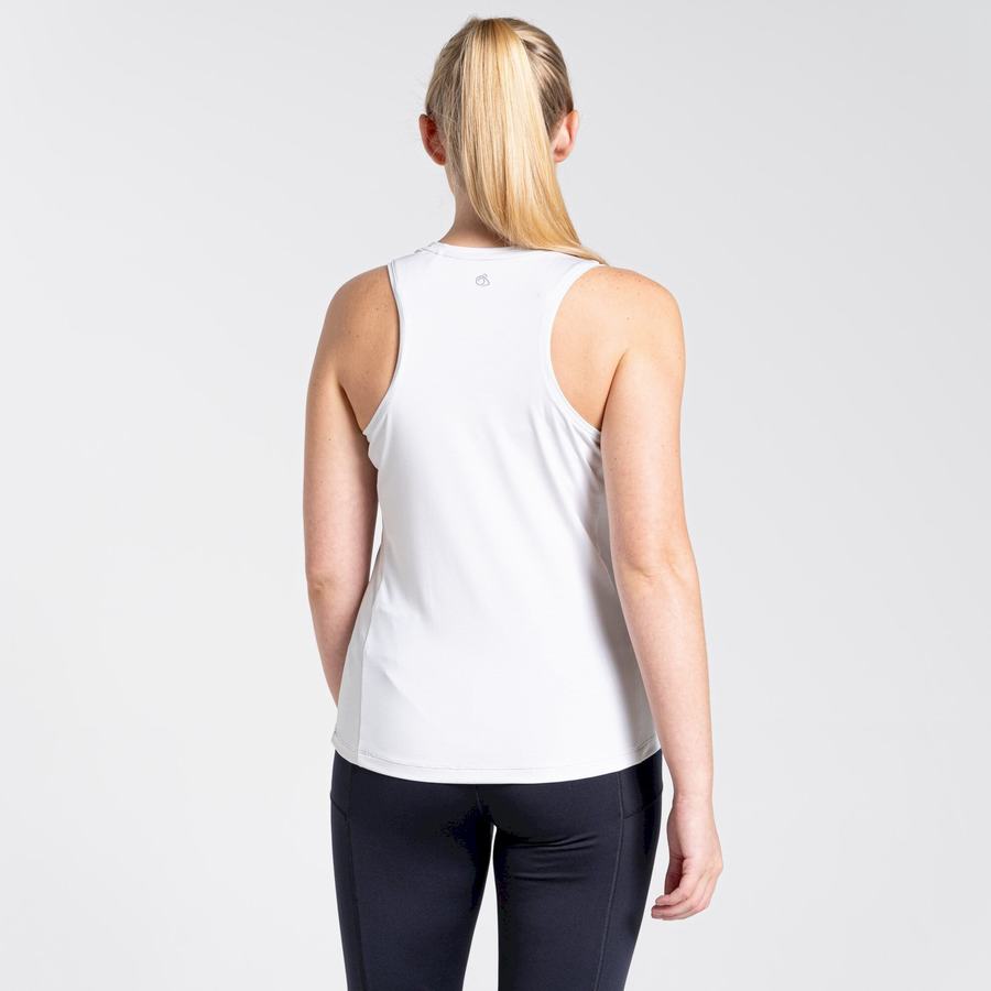 T Shirts Craghoppers Aliso Vest Top Femme Blanche | VYC4882WS