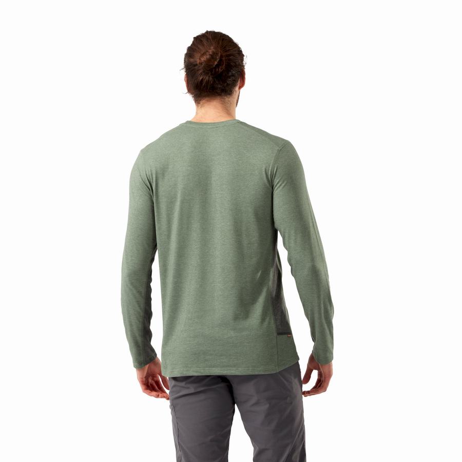 T Shirts Craghoppers NosiLife Talen Long Sleeved Homme Vert Olive | OKE4853XQ