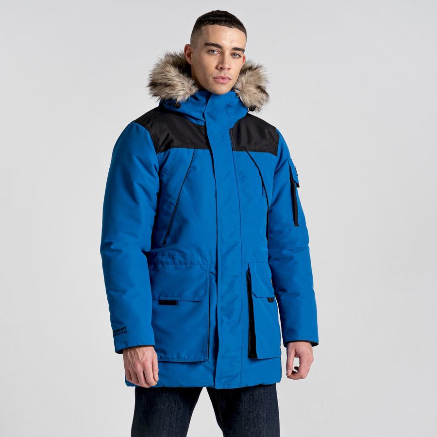 Vestes Craghoppers Bishorn II Insulated Homme Bleu Noir | DHV10052IF