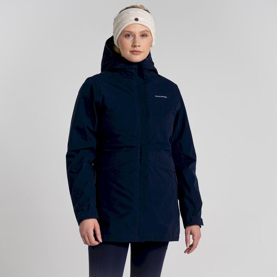 Vestes Craghoppers Caldbeck Pro 3 in 1 Femme Bleu Bleu Marine | TSJ3757OL