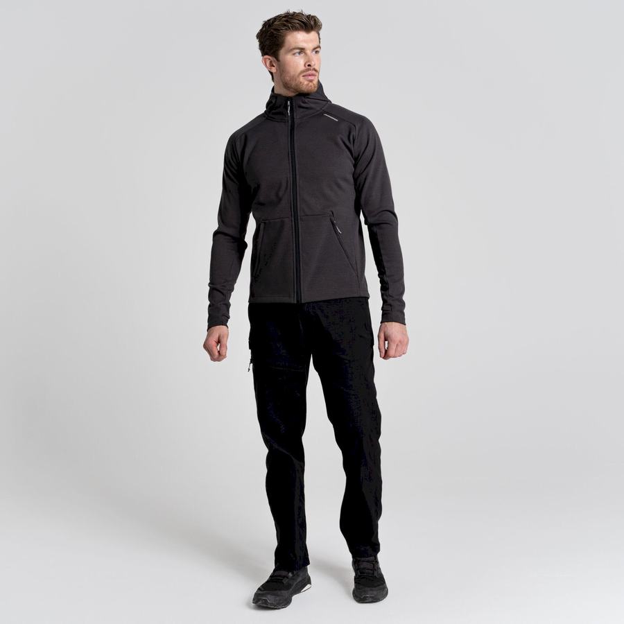 Vestes Craghoppers Dynamic Pro Encapuchonné Homme Noir | FCP4724AG