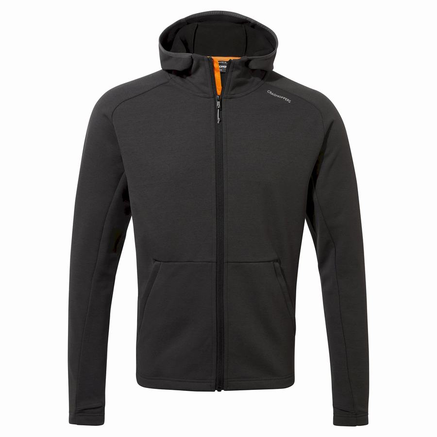 Vestes Craghoppers Dynamic Pro Encapuchonné Homme Noir | FCP4724AG