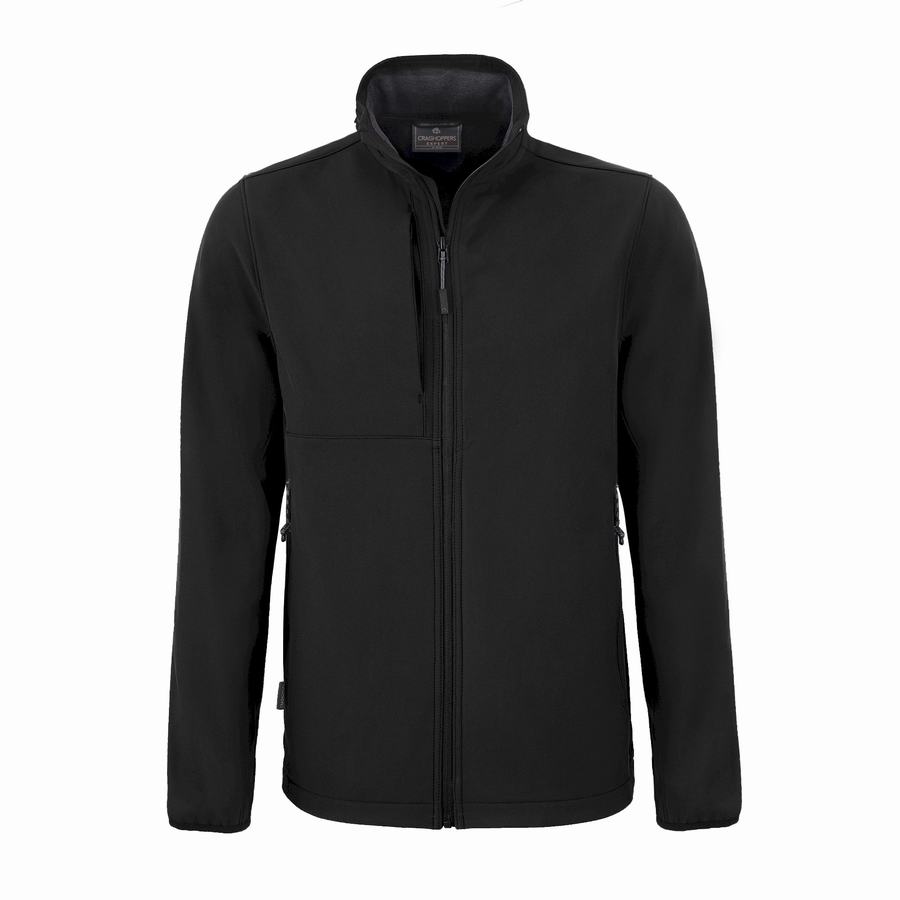 Vestes Craghoppers Expert Basecamp Softshell Homme Noir | BQA7685XL