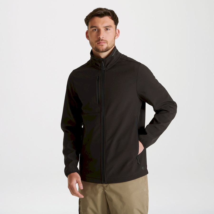 Vestes Craghoppers Expert Basecamp Softshell Homme Noir | BQA7685XL