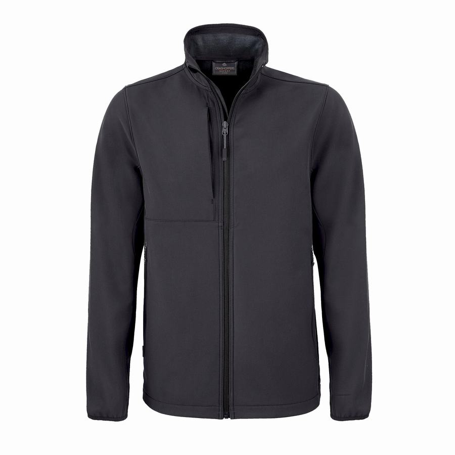 Vestes Craghoppers Expert Basecamp Softshell Homme Grise Foncé | KKY1423PT