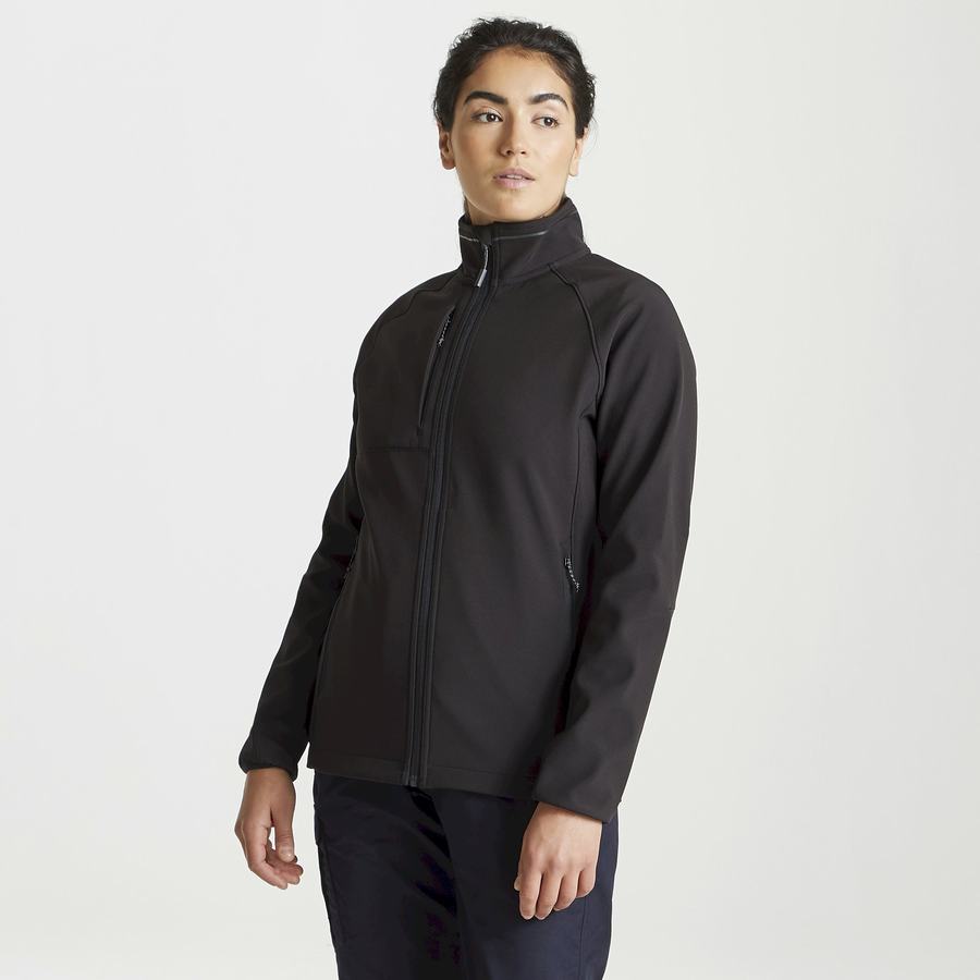 Vestes Craghoppers Expert Basecamp Softshell Femme Noir | NEE688CM