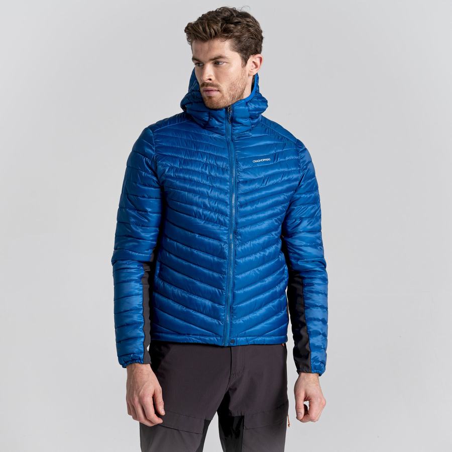 Vestes Craghoppers ExpoLite Insulated Encapuchonné Homme Bleu | XTT1829EM