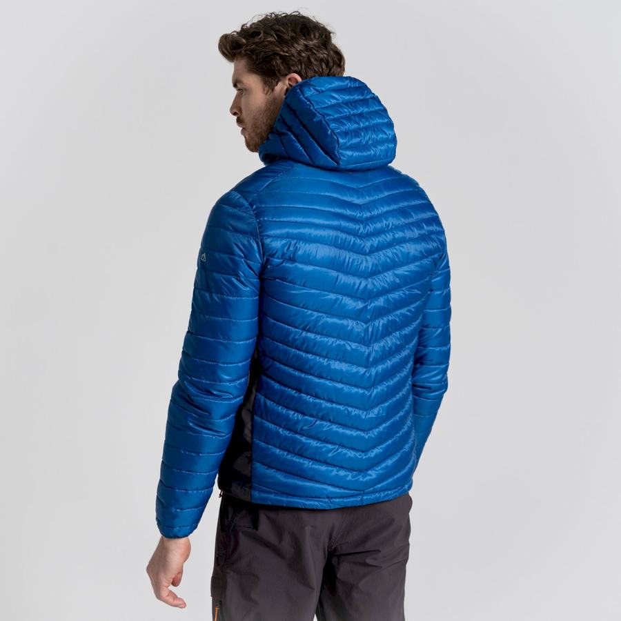 Vestes Craghoppers ExpoLite Insulated Encapuchonné Homme Bleu | XTT1829EM