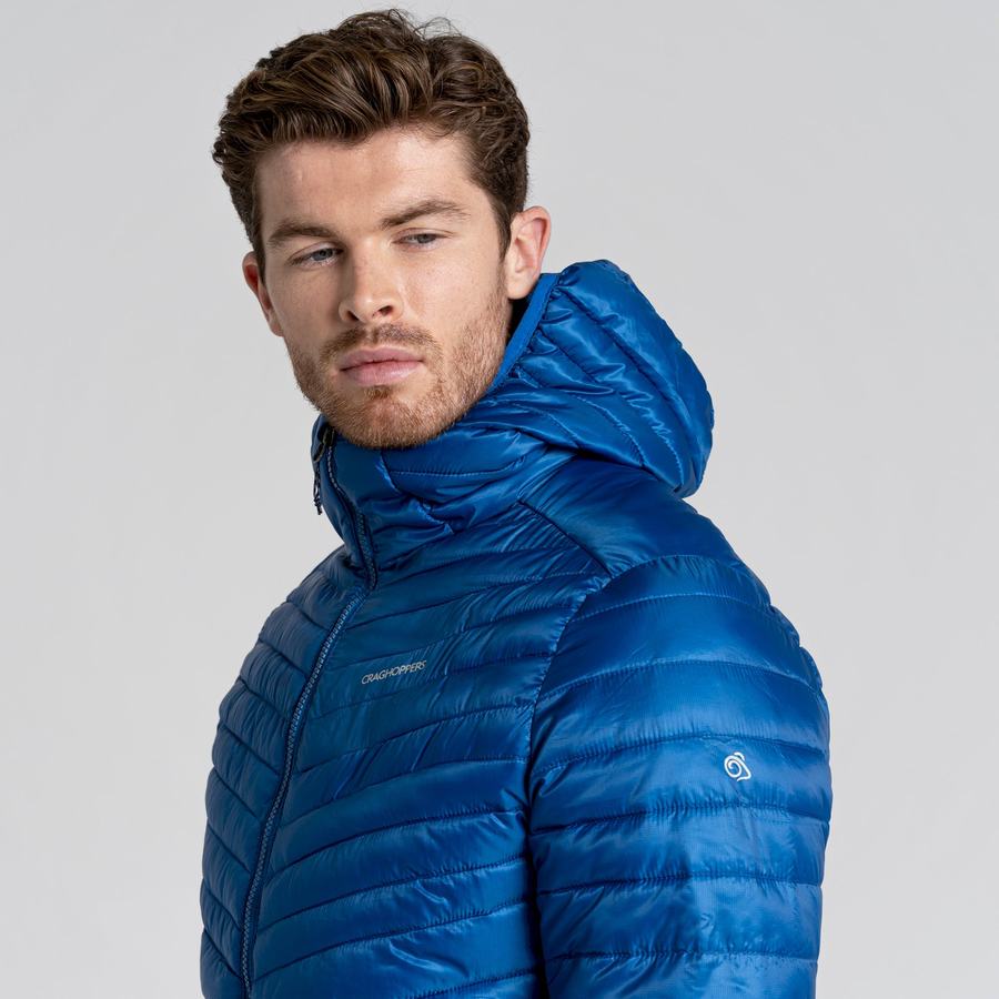 Vestes Craghoppers ExpoLite Insulated Encapuchonné Homme Bleu | XTT1829EM