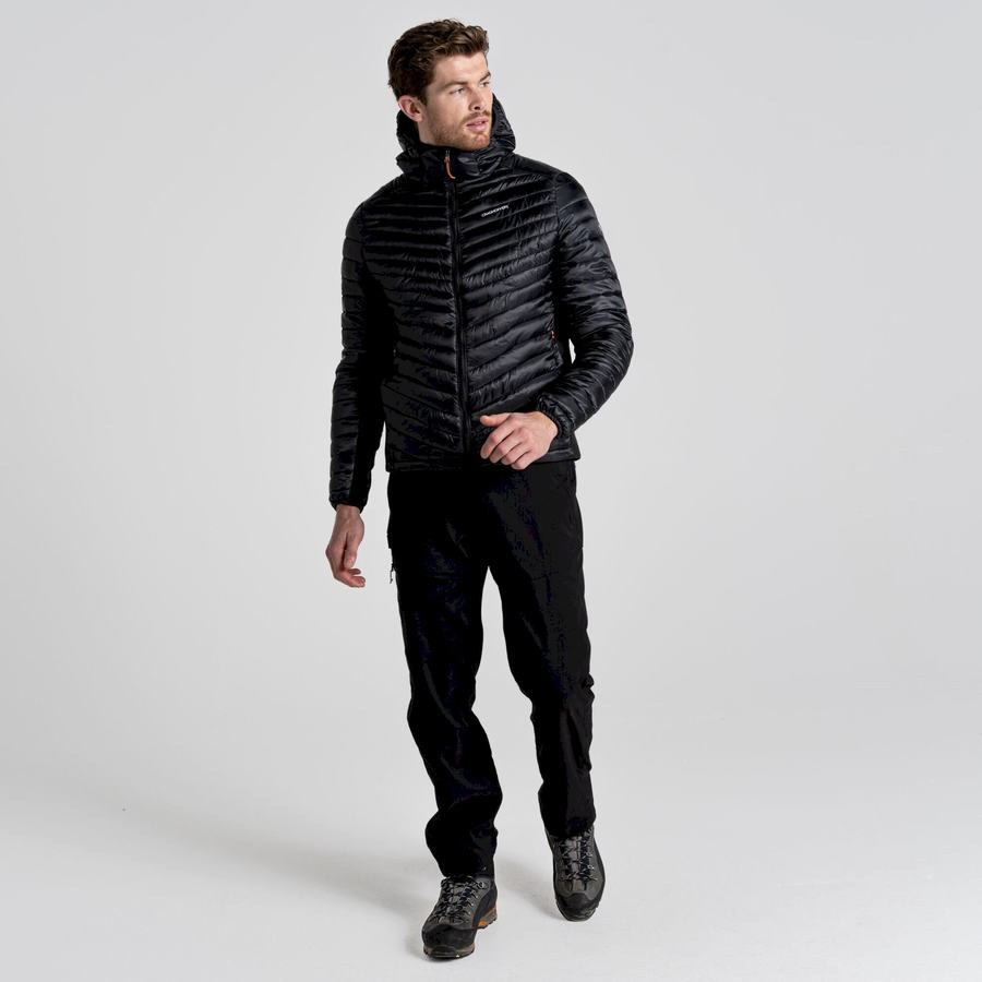 Vestes Craghoppers ExpoLite Insulated Encapuchonné Homme Noir | XWI8769VD