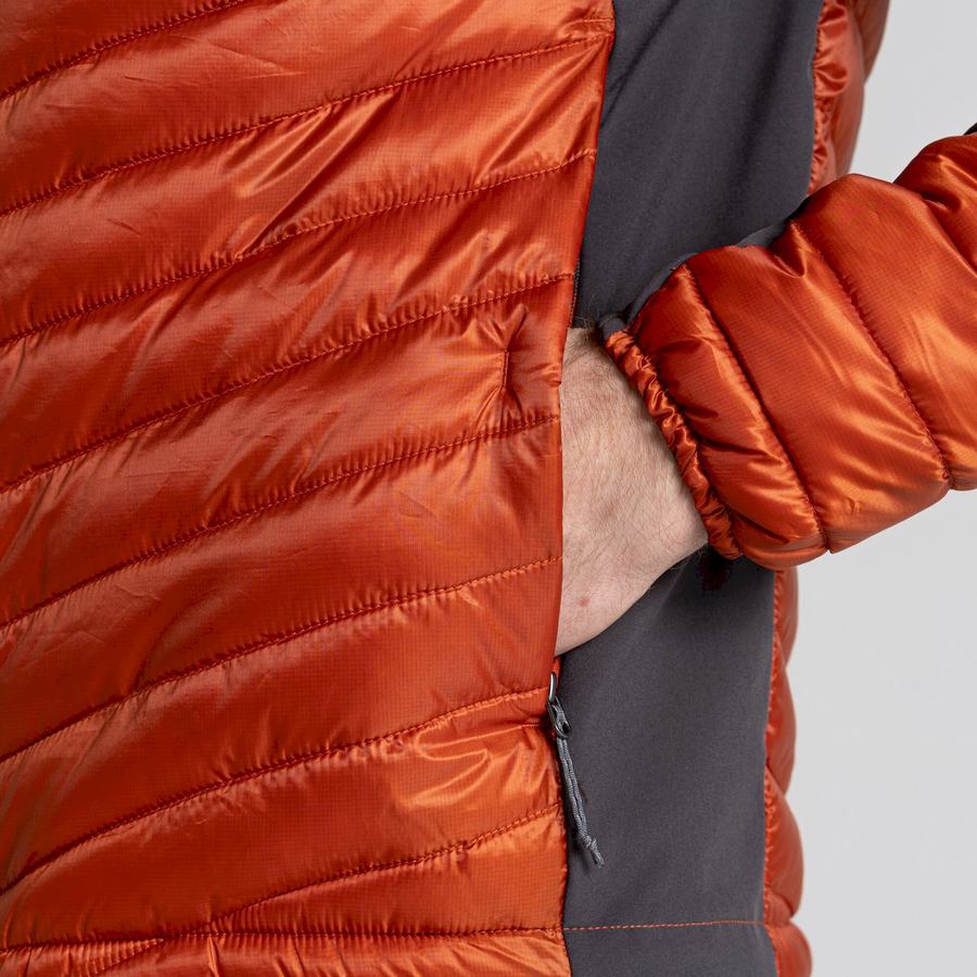 Vestes Craghoppers ExpoLite Insulated Encapuchonné Homme Orange | YUN6444ZQ