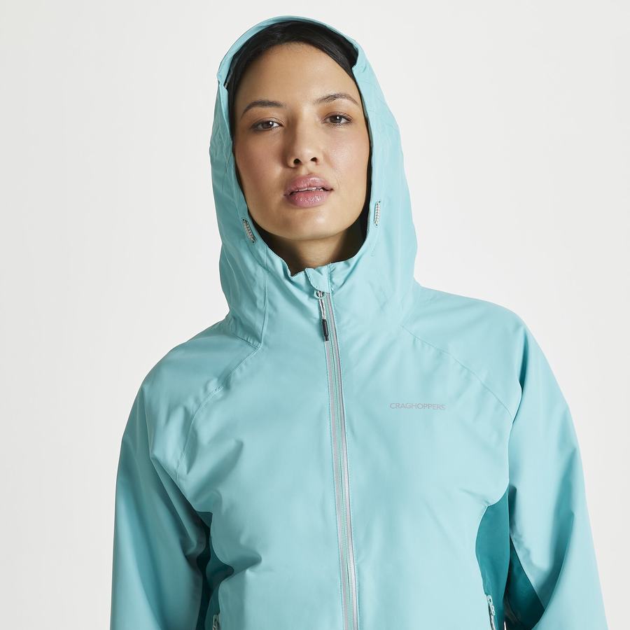 Vestes Craghoppers Imperméables Atlas Femme Turquoise | HNJ1912EN