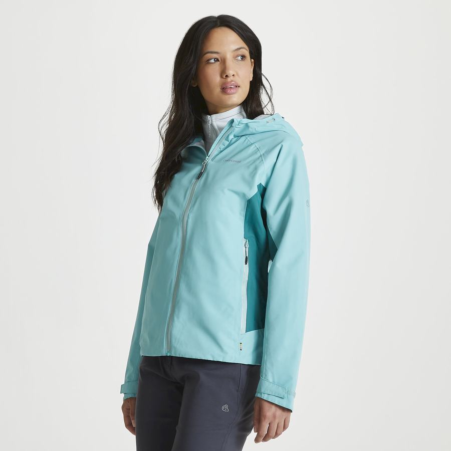 Vestes Craghoppers Imperméables Atlas Femme Turquoise | HNJ1912EN