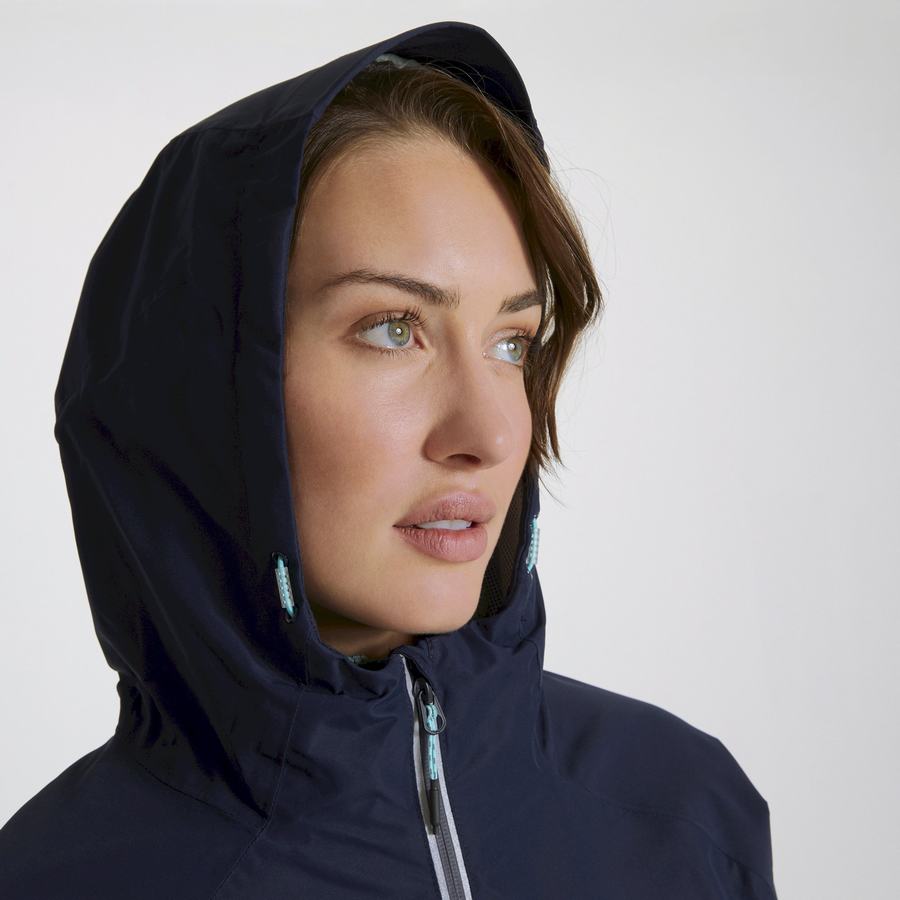 Vestes Craghoppers Imperméables Atlas Femme Bleu Bleu Marine | OMN246QM