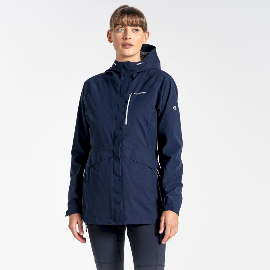 Vestes Craghoppers Imperméables Caldbeck Femme Bleu Bleu Marine | ORT7691TV