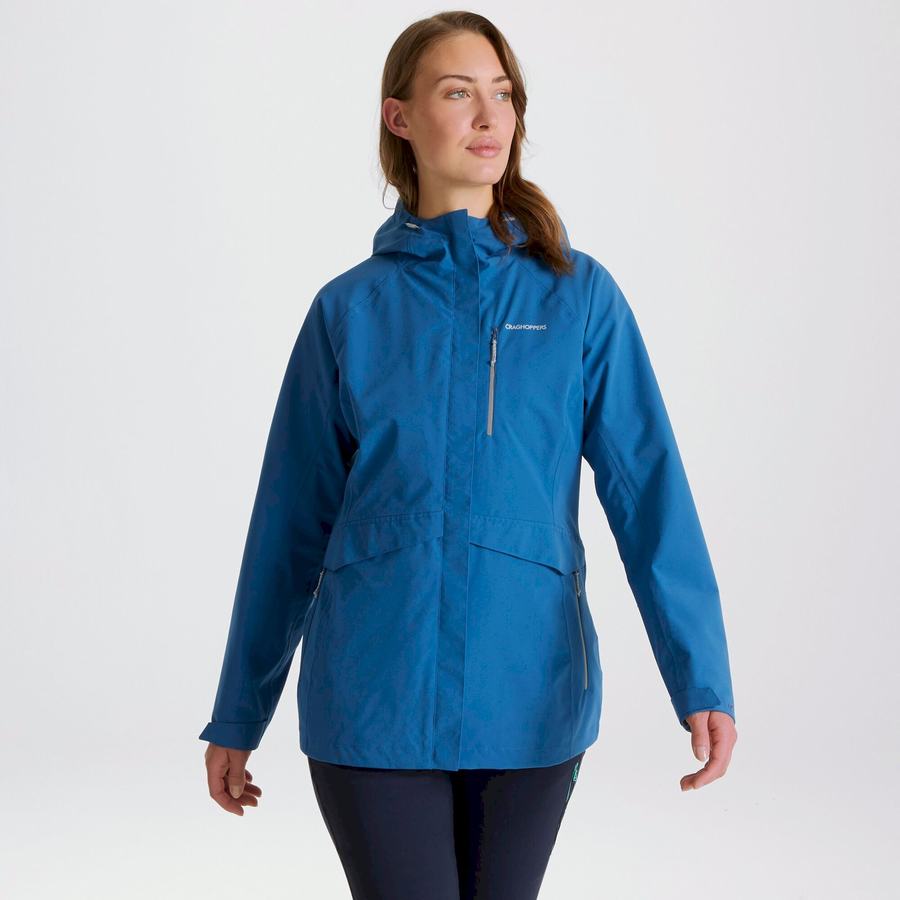 Vestes Craghoppers Imperméables Caldbeck Femme Bleu | ZCX5881KN