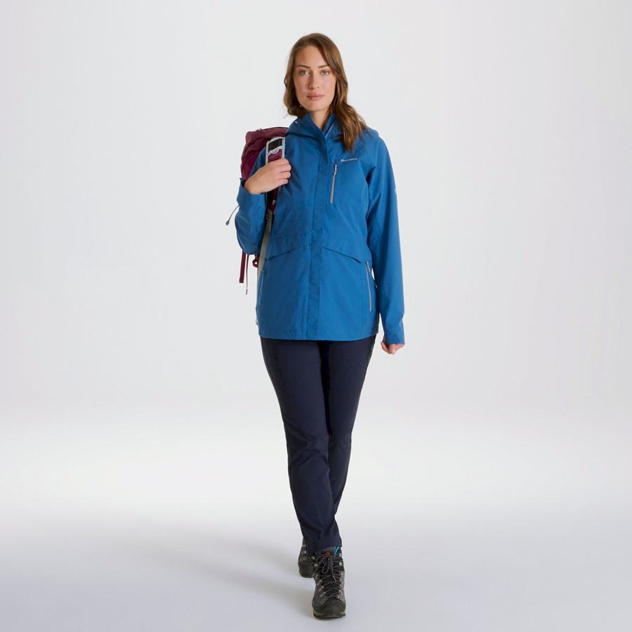 Vestes Craghoppers Imperméables Caldbeck Femme Bleu | ZCX5881KN