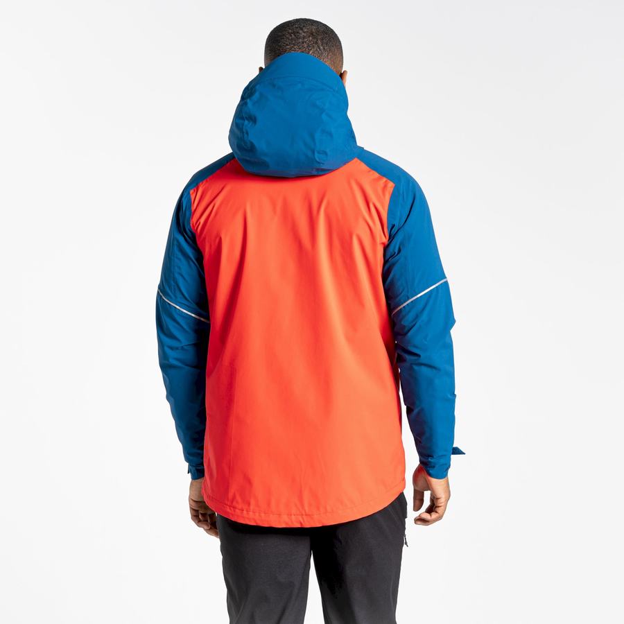 Vestes Craghoppers Imperméables Dynamic Homme Bleu Marine Bleu Orange Rouge | RJY6274LH