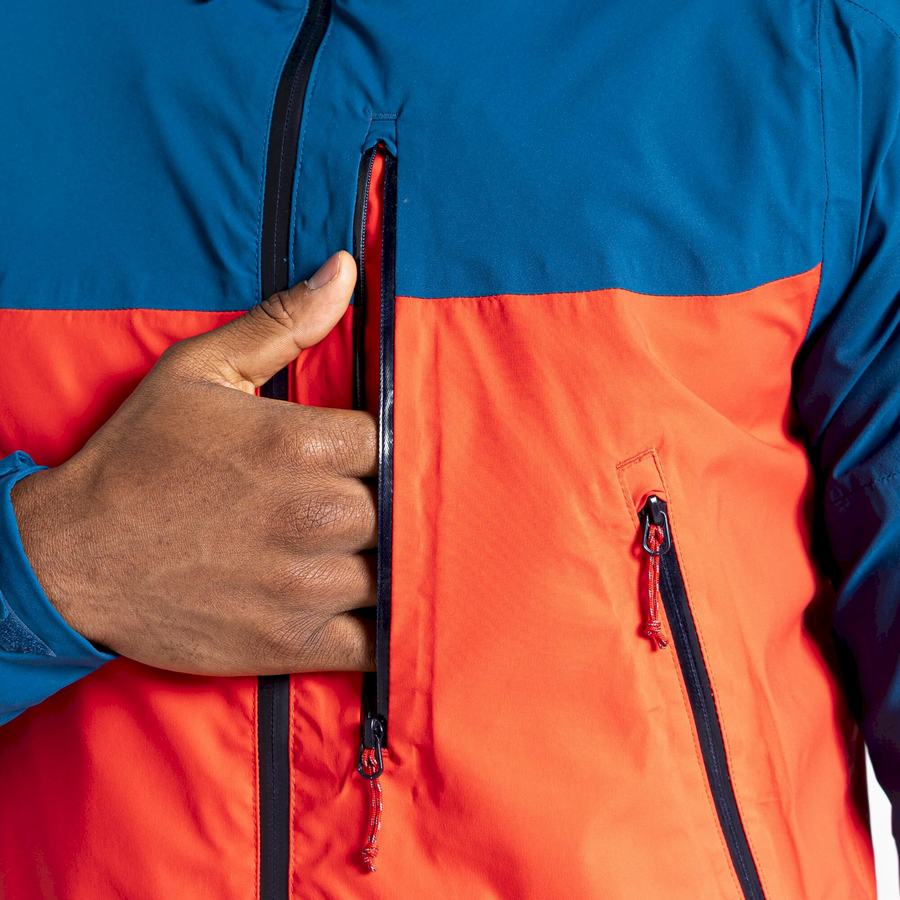 Vestes Craghoppers Imperméables Dynamic Homme Bleu Marine Bleu Orange Rouge | RJY6274LH