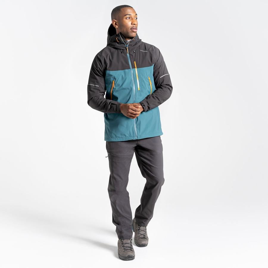 Vestes Craghoppers Imperméables Dynamic Homme Noir Vert | ZMR2872QU