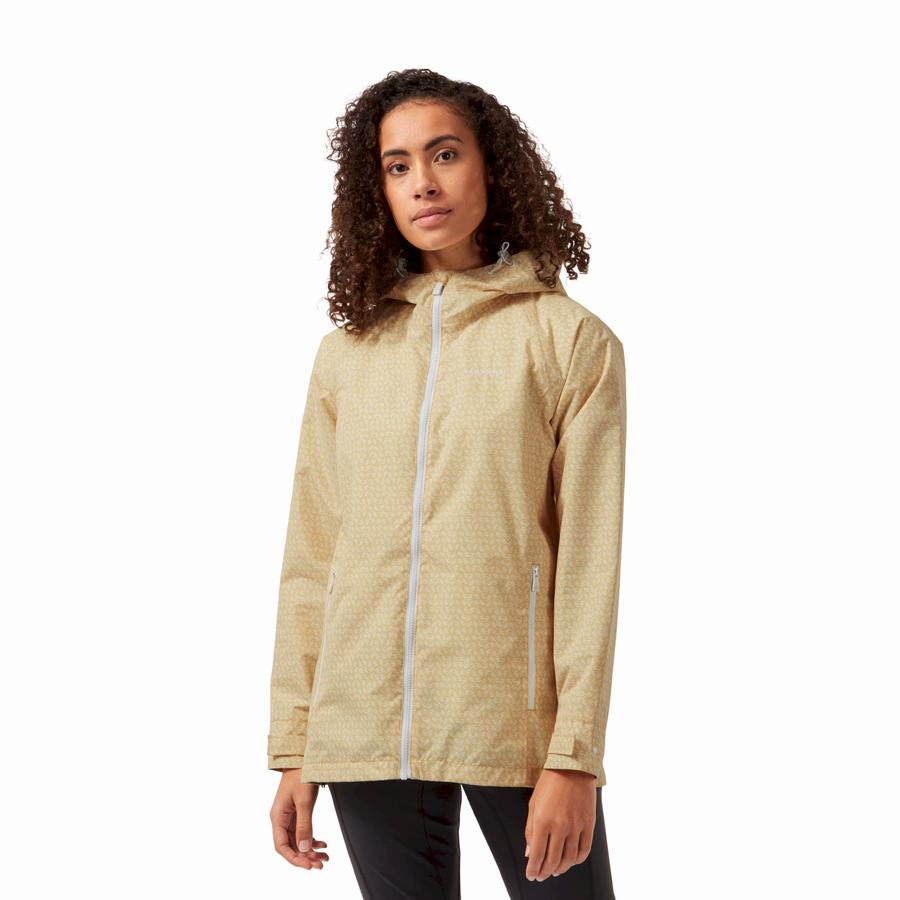 Vestes Craghoppers Imperméables Laurel Femme Jaune | ILN3686JZ