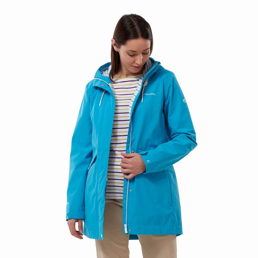 Vestes Craghoppers Imperméables Salia Femme Bleu Marine Bleu | CEU589XS