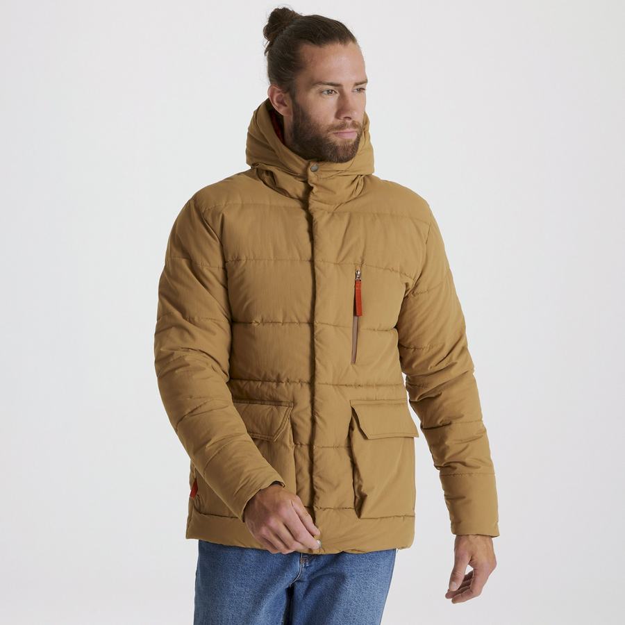 Vestes Craghoppers Insulated Cromarty Homme Kaki Foncé | MSN2957ER