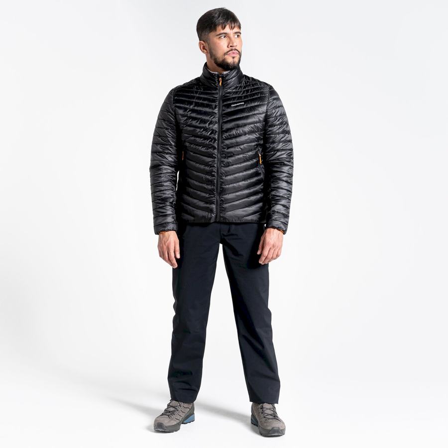 Vestes Craghoppers Insulated ExpoLite Homme Noir Orange | QDA3668AJ