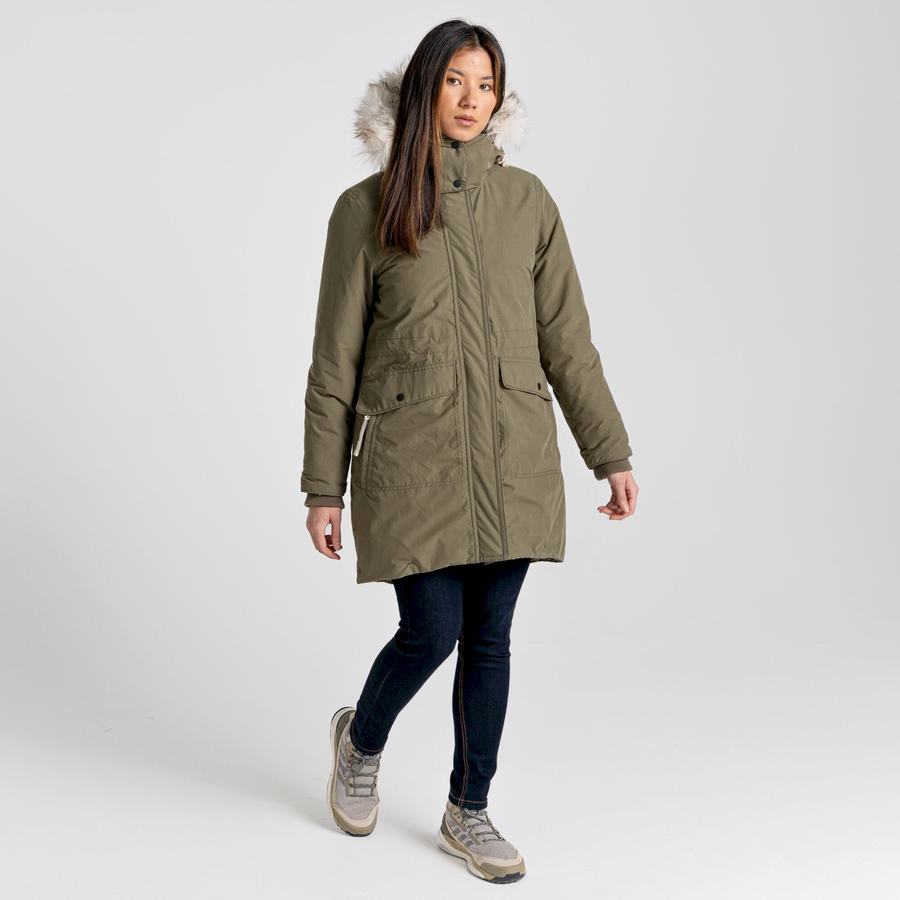 Vestes Craghoppers Lundale Insulated Femme Vert Olive | JXL1884EF