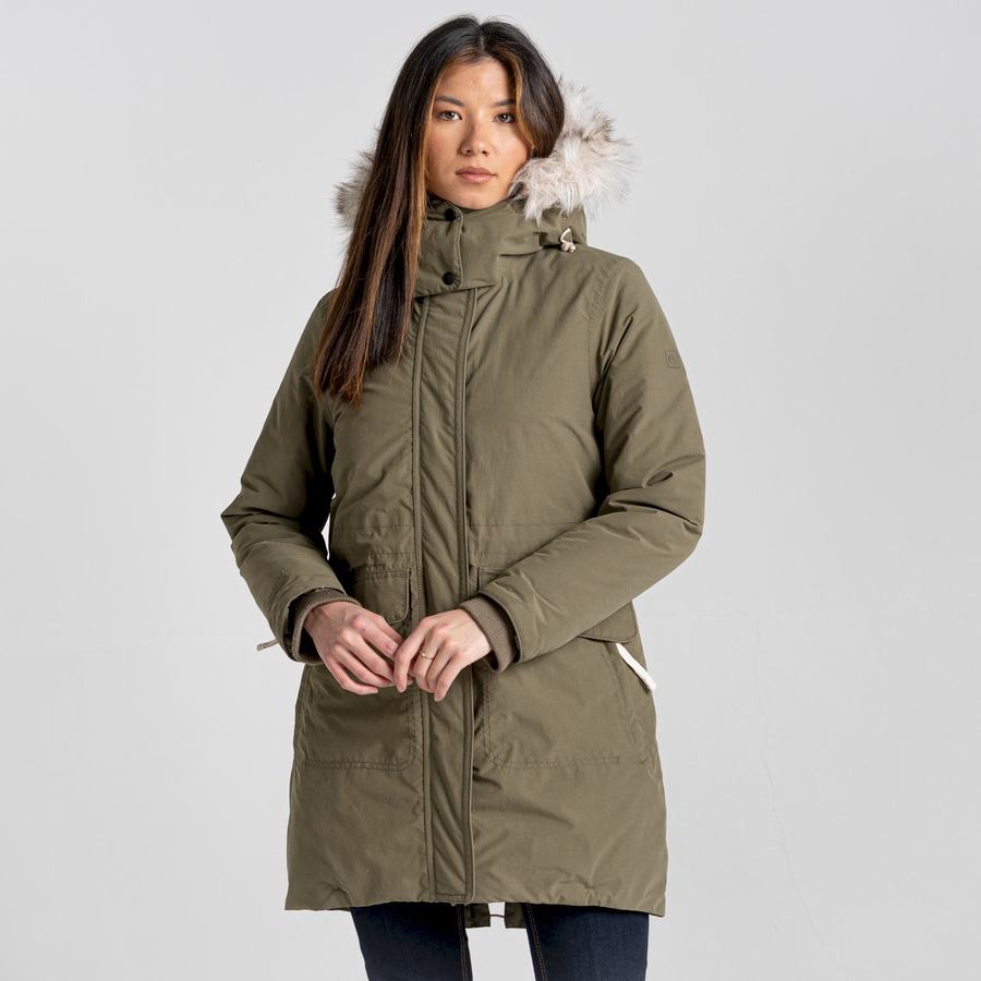 Vestes Craghoppers Lundale Insulated Femme Vert Olive | JXL1884EF