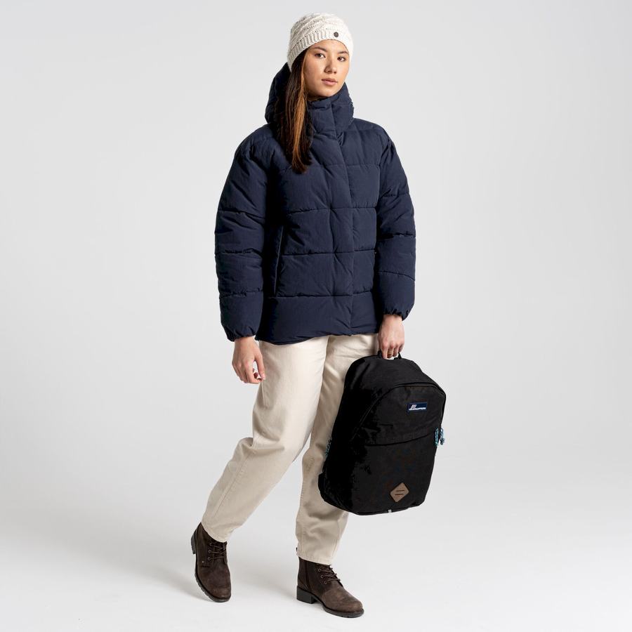 Vestes Craghoppers Madora Insulated Encapuchonné Femme Bleu Bleu Marine | GUM5655HE