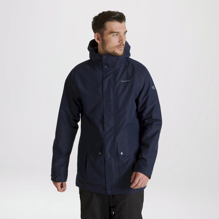 Vestes Craghoppers Milford 3 In 1 Homme Bleu Bleu Marine | IZZ7333JT