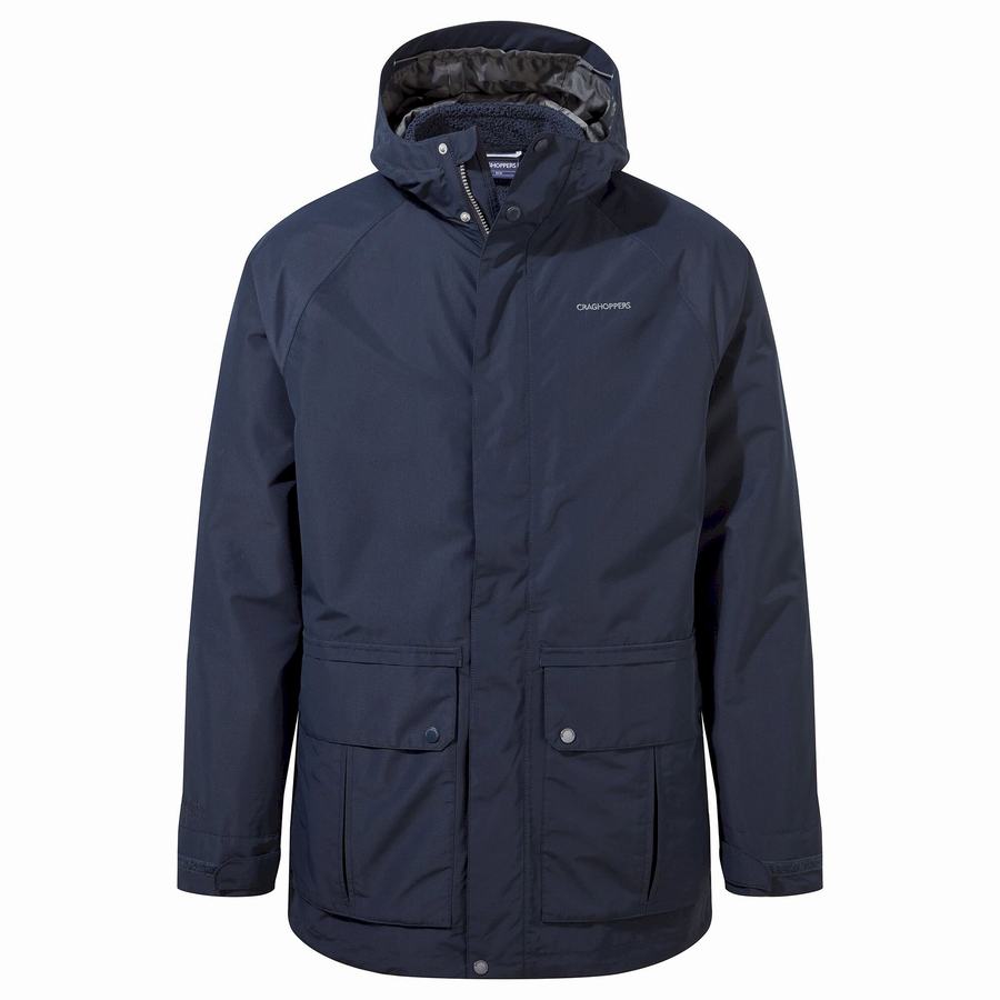 Vestes Craghoppers Milford 3 In 1 Homme Bleu Bleu Marine | IZZ7333JT