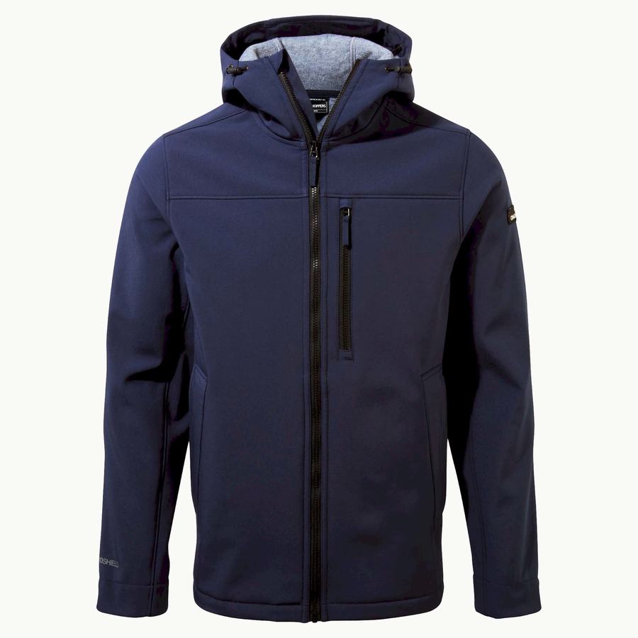 Vestes Craghoppers Oswin Insulated Encapuchonné Homme Bleu Bleu Marine | FPQ5385EM