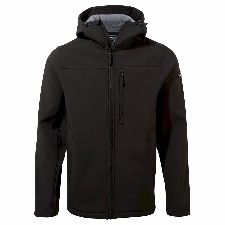 Vestes Craghoppers Oswin Insulated Encapuchonné Homme Noir | NQZ3121CZ