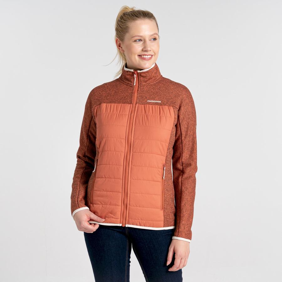 Vestes Craghoppers Regina Hybride Femme Marron | DCF187QL